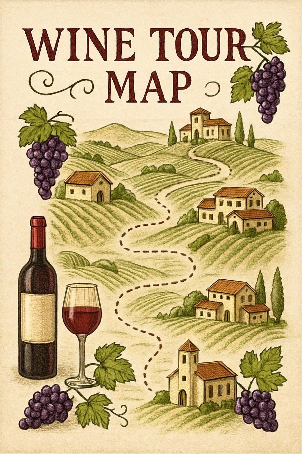 Carte interactive des circuits œnotouristiques en Occitanie, idéale pour planifier votre wine tour map.