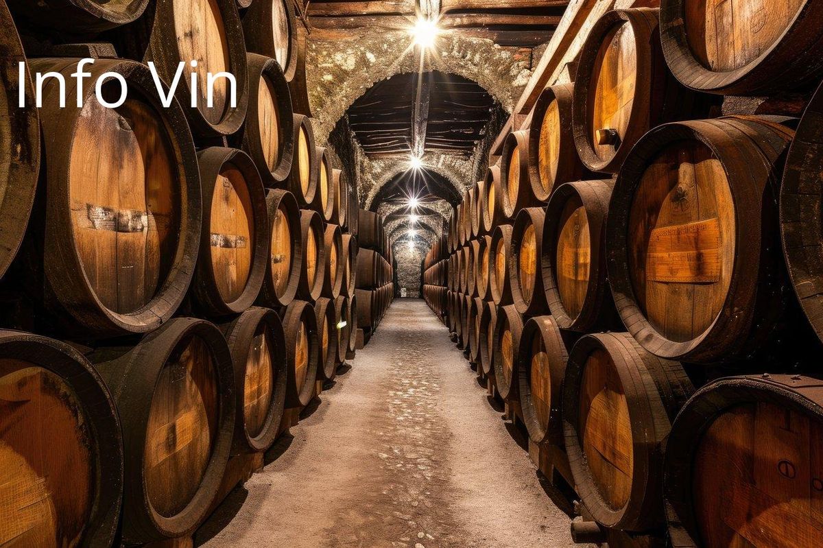 Chais remplis de barriques: l'art de vieillir le vin entre naturel et conventionnel.