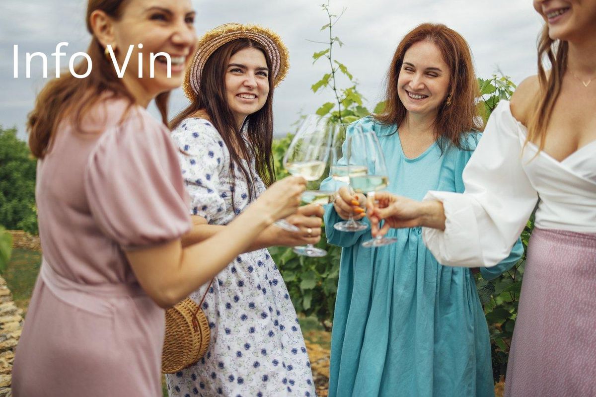 Femmes dans les vignes, levant leur verre: héritières d'une tradition, créatrices d'avenir.