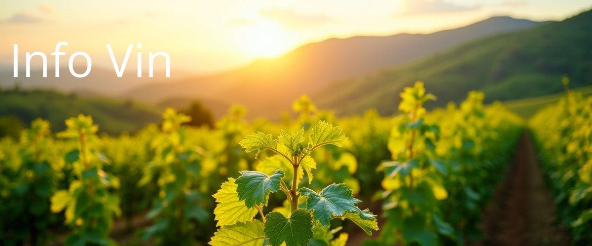 Soleil couchant sur vignoble : beauté et défis du climat changent la viticulture française.