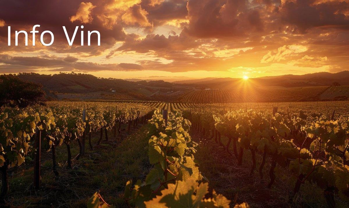 Vignobles en fête: Célébrez les terroirs de France sous un coucher de soleil époustouflant.