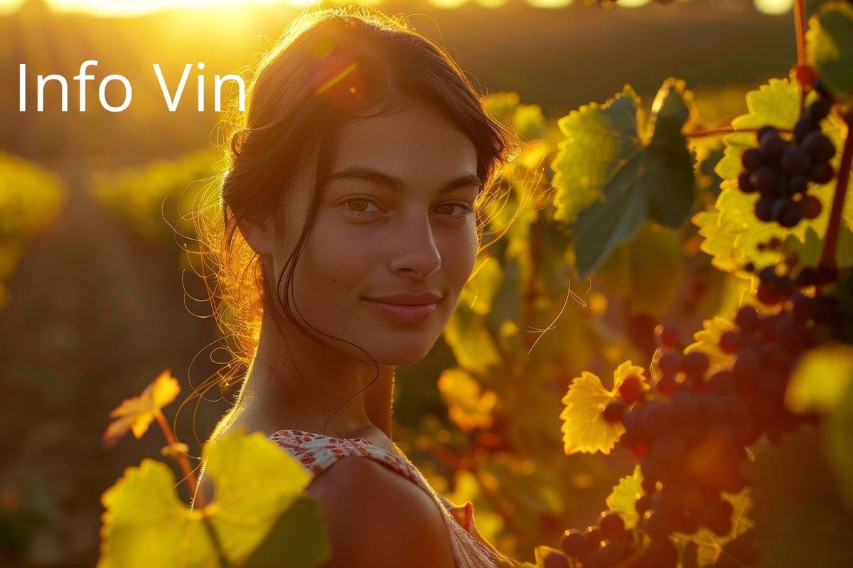 Vin et lumière : L'essence féminine éclaire les vignes françaises.