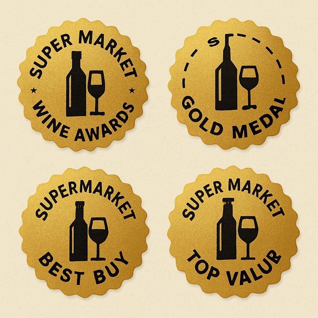Vins médaillés en rayons de supermarché, une sélection accessible pour découvrir des vins de qualité.