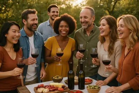 Budget idéal pour un panier de vins à une pendaison de crémaillère de 10 personnes