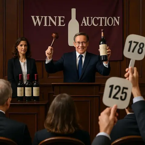 Chiner du vin lors de ventes aux enchères accessibles : guide complet