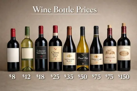 Différences de prix des bouteilles chez les domaines biodynamiques reconnus