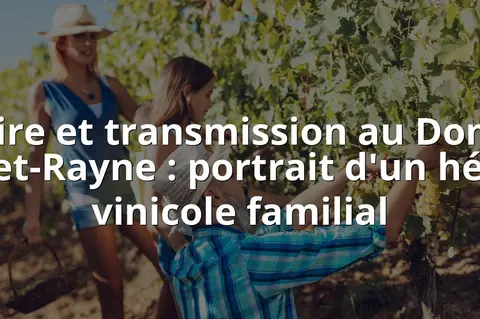 Histoire et transmission au Domaine Berthet-Rayne : portrait d'un héritage vinicole familial