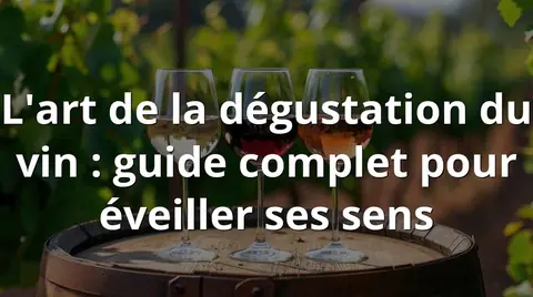 L'art de la dégustation du vin : guide complet pour éveiller ses sens