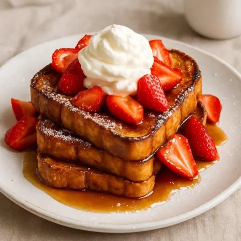 Pain perdu brioché au vin doux, éclats de noisettes et crème fouettée : recette et secrets gourmands