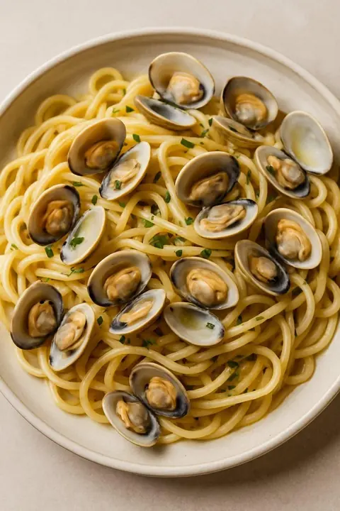 Spaghetti alle Vongole au vin blanc et persil : recette classique et préparation experte