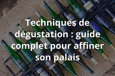 Techniques de dégustation : guide complet pour affiner son palais