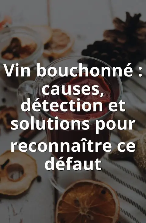 Vin bouchonné : causes, détection et solutions pour reconnaître ce défaut