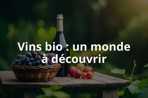 Vins bio : un monde à découvrir
