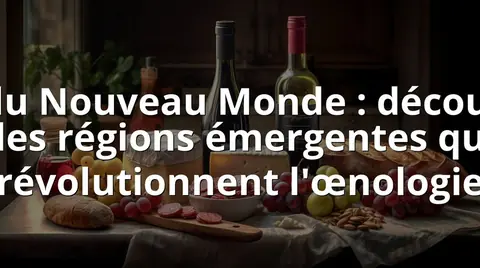 Vins du Nouveau Monde : découverte des régions émergentes qui révolutionnent l'œnologie